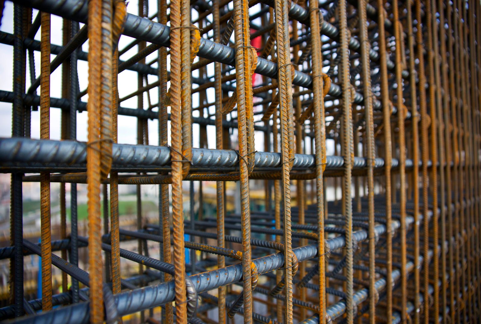 TMT steel bars for house construction